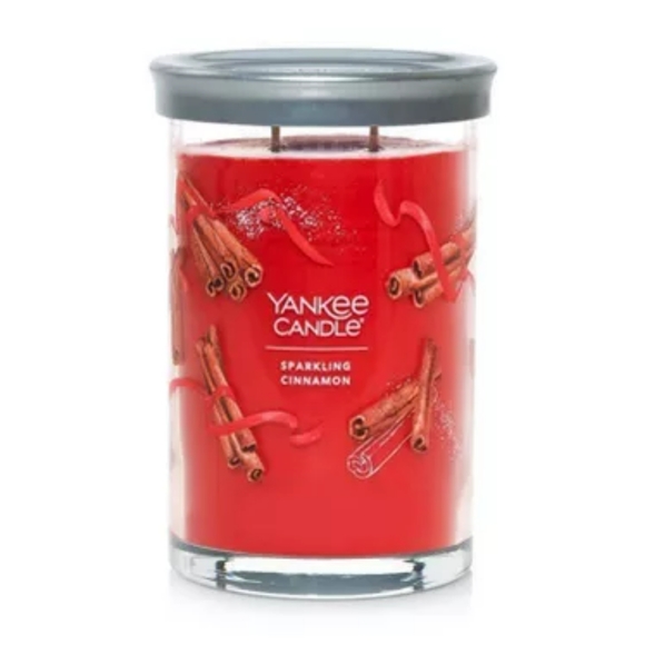 YANKEE CANDLE Sparkling Cinnamon 20oz Large signature tumbler